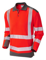 Leo Wringcliff ISO 20471 Cool Viz Plus Polo Shirt