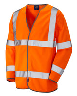 Leo Shirwell EN20471 Long Sleeve Waistcoat - Yellow