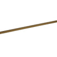 M4 x 1mtr Brass Allthread Brass  qty