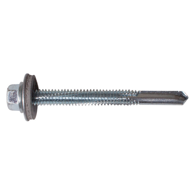 5.5 x 25 c/w 16mm Washer Self Drill Heavy Section Din7504K Z/P CR3  - 100 box qty