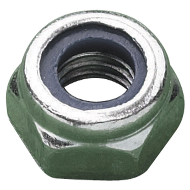 M12 x 1.25P DIN985 Type T Nyloc Nut Class 6 Zinc Plated Bulk Packed  - 800 box qty