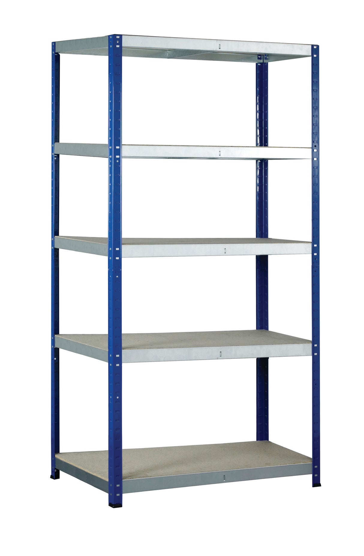Heavy-Duty Shelving System - Blue
