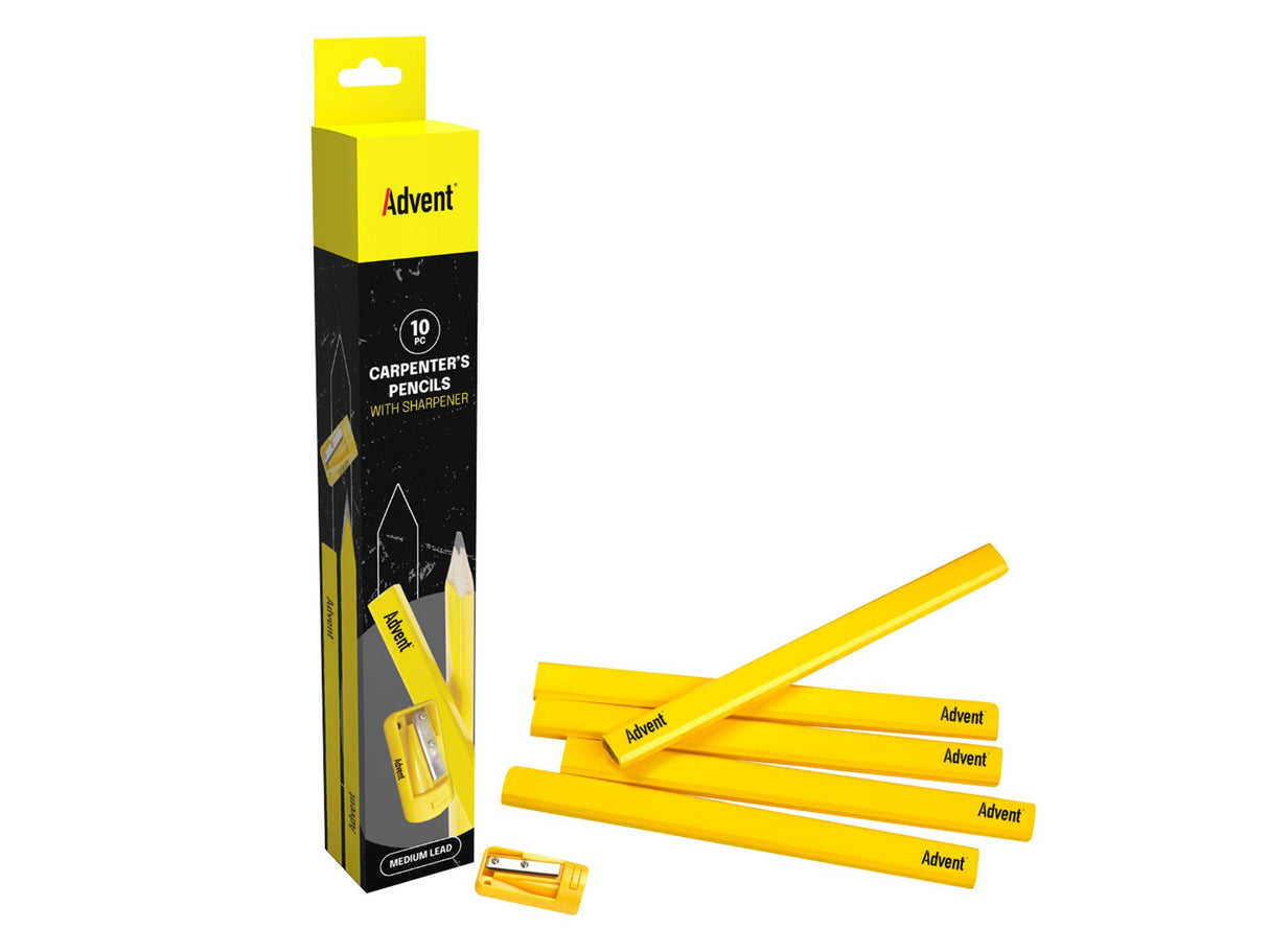 Advent Carpenter's Pencils & Sharpener