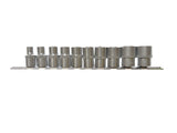 BlueSpot Tools 1/2in Drive Socket Set on Rail, 10 Piece