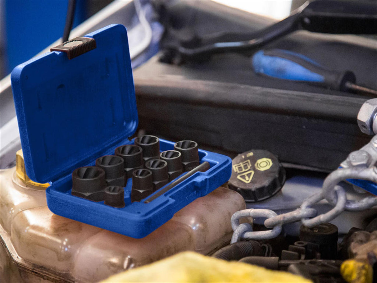BlueSpot Tools Bolt Remover Set 9-19mm  10 Piece