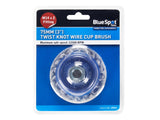 BlueSpot Tools Twist Knot Cup Brush
