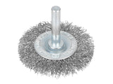 BlueSpot Tools Flat Steel Wire Wheel Brush