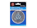 BlueSpot Tools Flat Steel Wire Wheel Brush