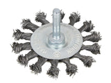 BlueSpot Tools Flat Twist Knot Wire Wheel