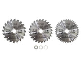 BlueSpot Tools 190mm Circular Saw Blade Set, 3 Piece