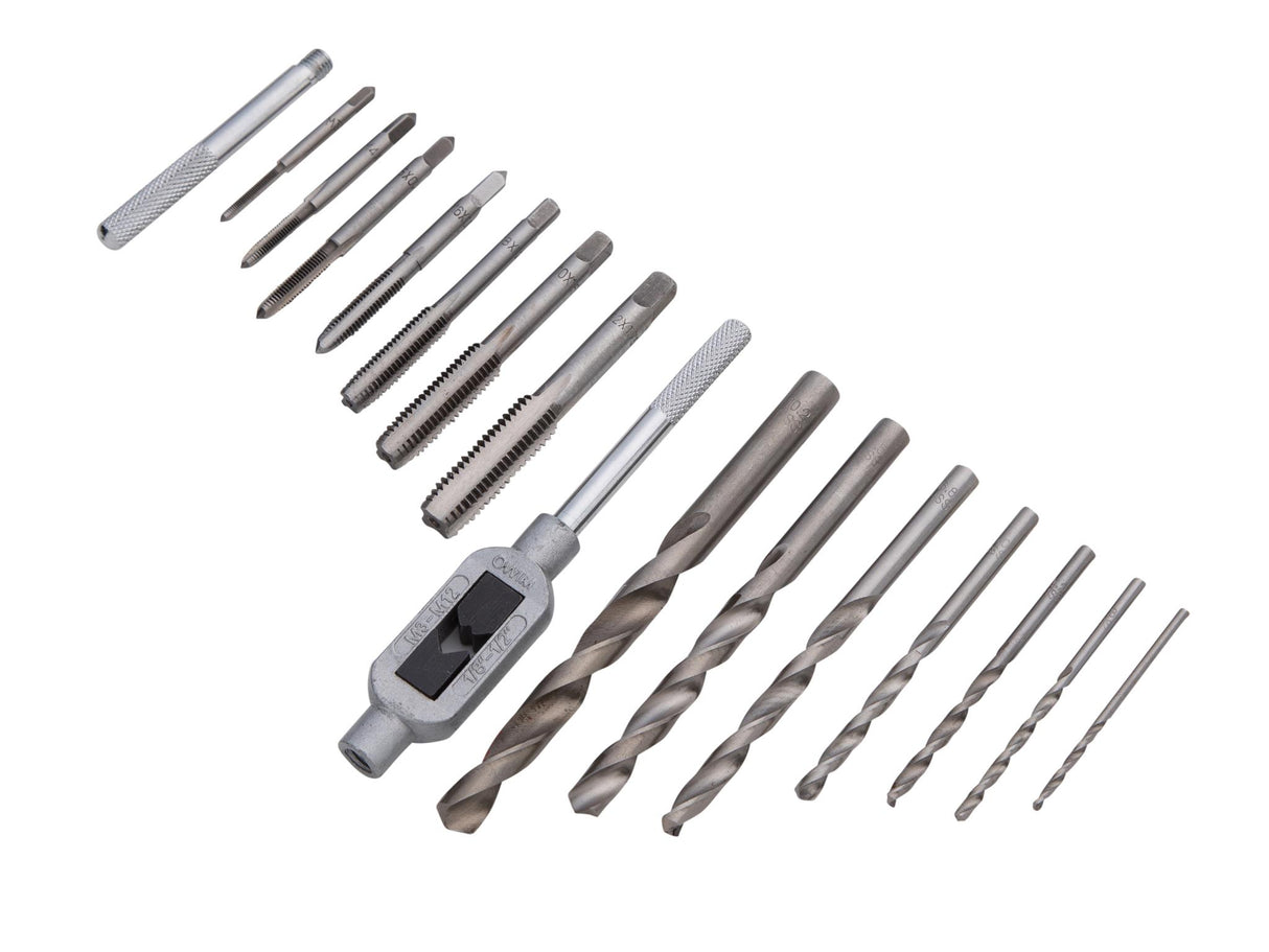 BlueSpot Tools Drill & Tap Set, 15 Piece