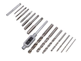 BlueSpot Tools Drill & Tap Set, 15 Piece