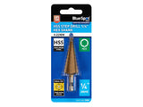 BlueSpot Tools HSS 1/4in Hex Shank Step Drill 4-22mm