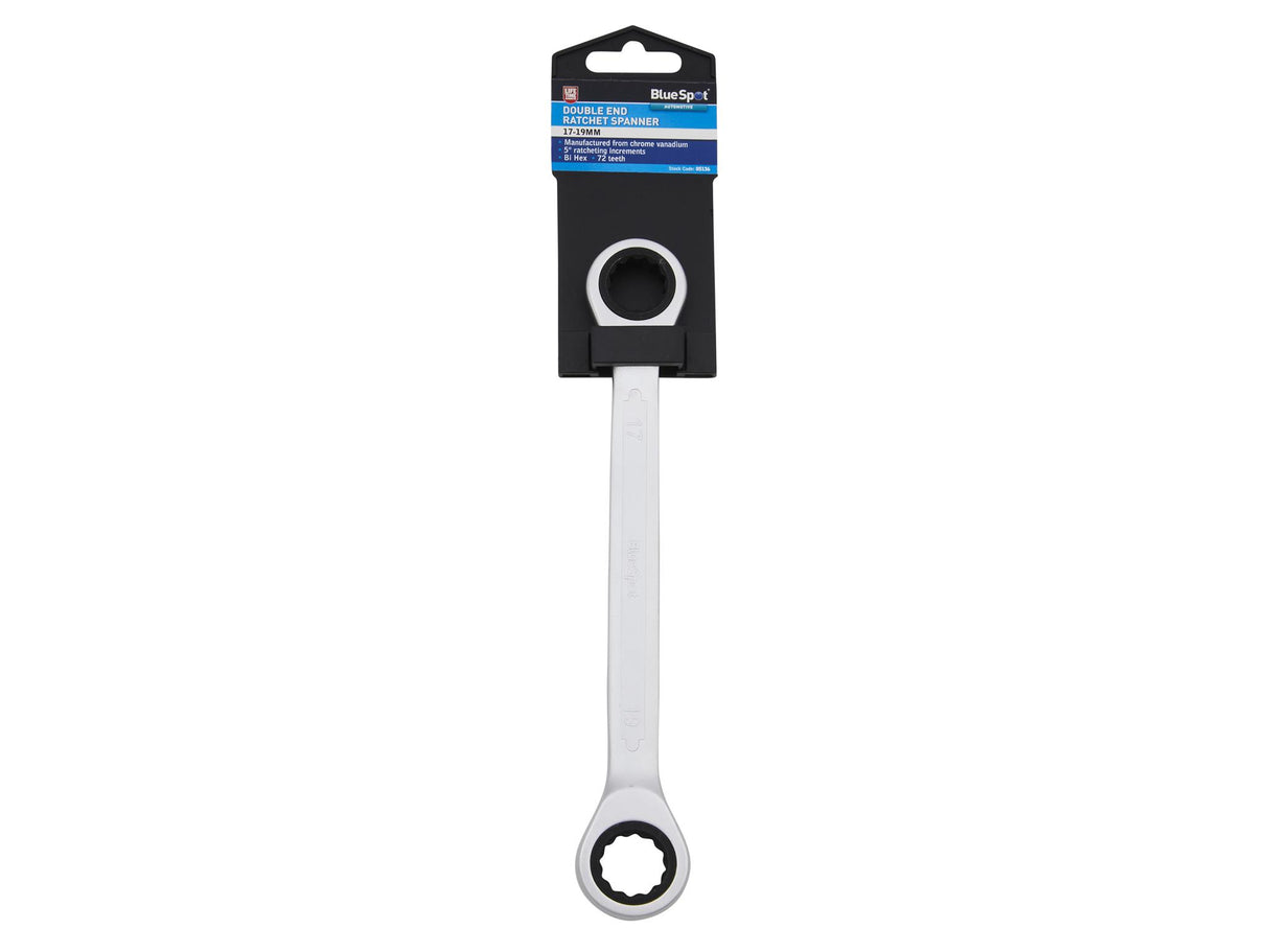 BlueSpot Tools Double End Ratchet Spanner