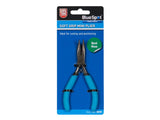 BlueSpot Tools Soft Grip Mini Bent Nose Pliers
