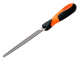 Bahco ERGO™ Tapered Edge Flat File, Handled