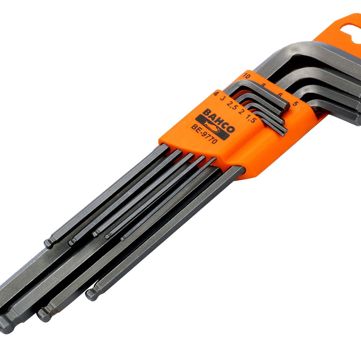 Bahco BE-9770I | Set of long hexagon L-wrench with ball-ended Bahco BE-9770I | Set of long hexagon L-wrench with ball-ended