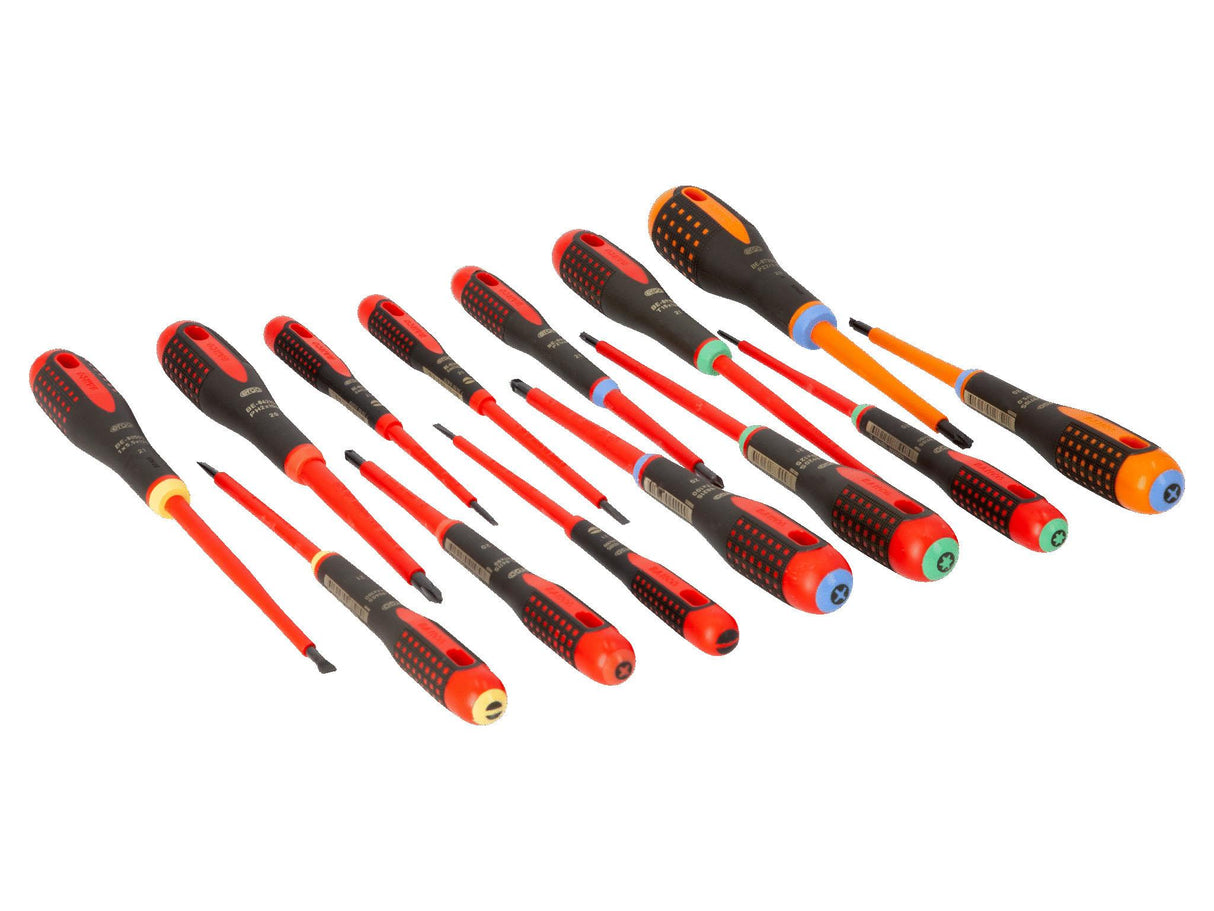Bahco BE-9872 ERGO Screwdriver Set, 14 Piece