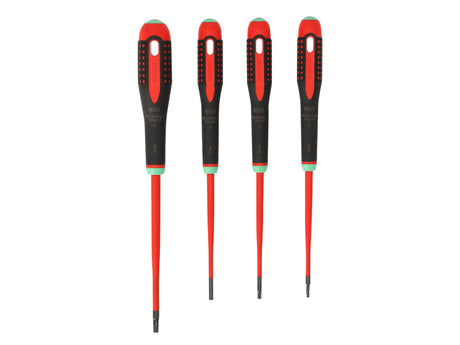 Bahco BE-9880SL ERGO™ Slim VDE Insulated Screwdriver Set, 4 Piece