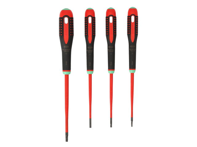Bahco BE-9880SL ERGO™ Slim VDE Insulated Screwdriver Set, 4 Piece