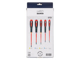 Bahco XMAS BE-9882SL ERGO Slim VDE Insulated Screwdriver Set, 5 Piece
