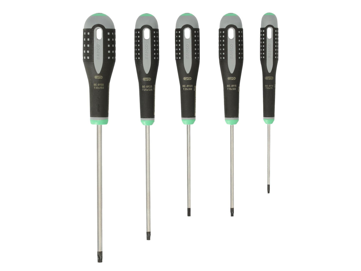 Bahco BE-9885 ERGO™ Screwdriver Set, 5 Piece
