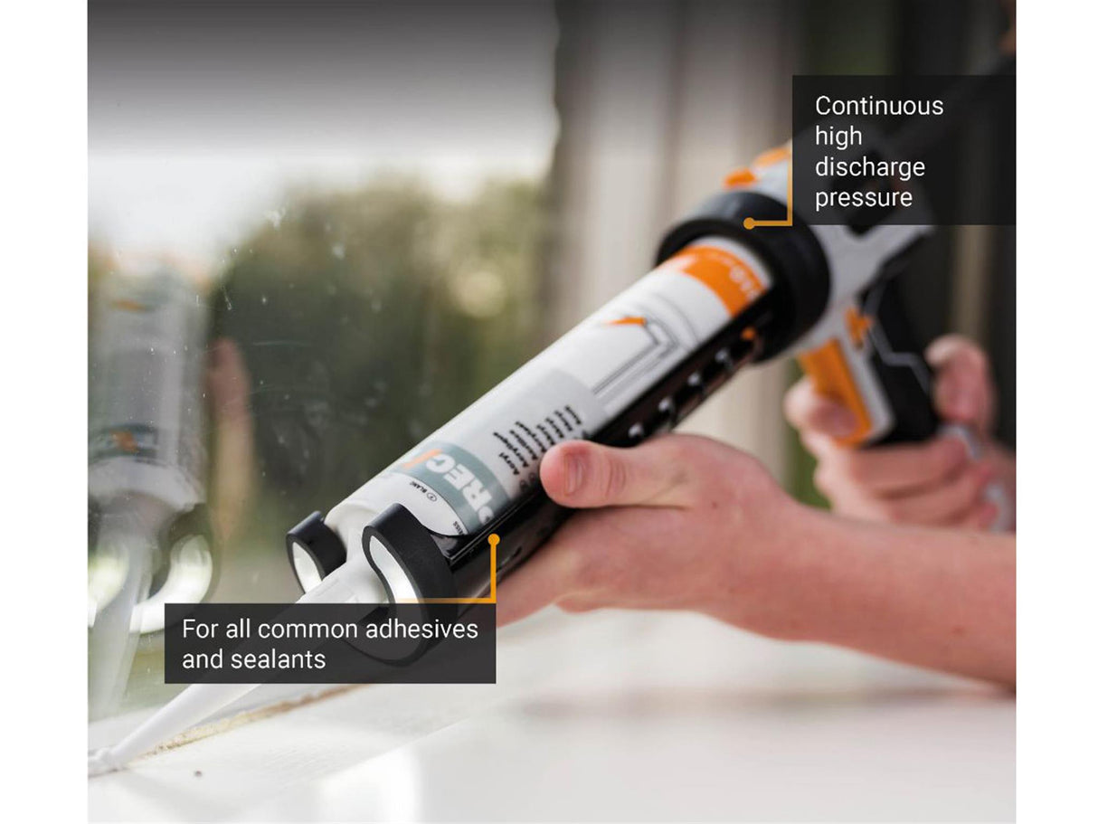 Batavia MAXXPUSH Caulking Gun with LED Light 6V (AA Batteries)