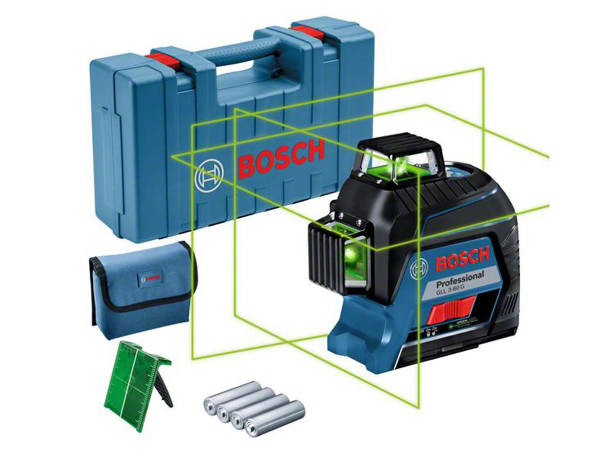 Bosch GLL 3-80 CG Professional 360° Line Laser + BM 1 Professional Universal Mount