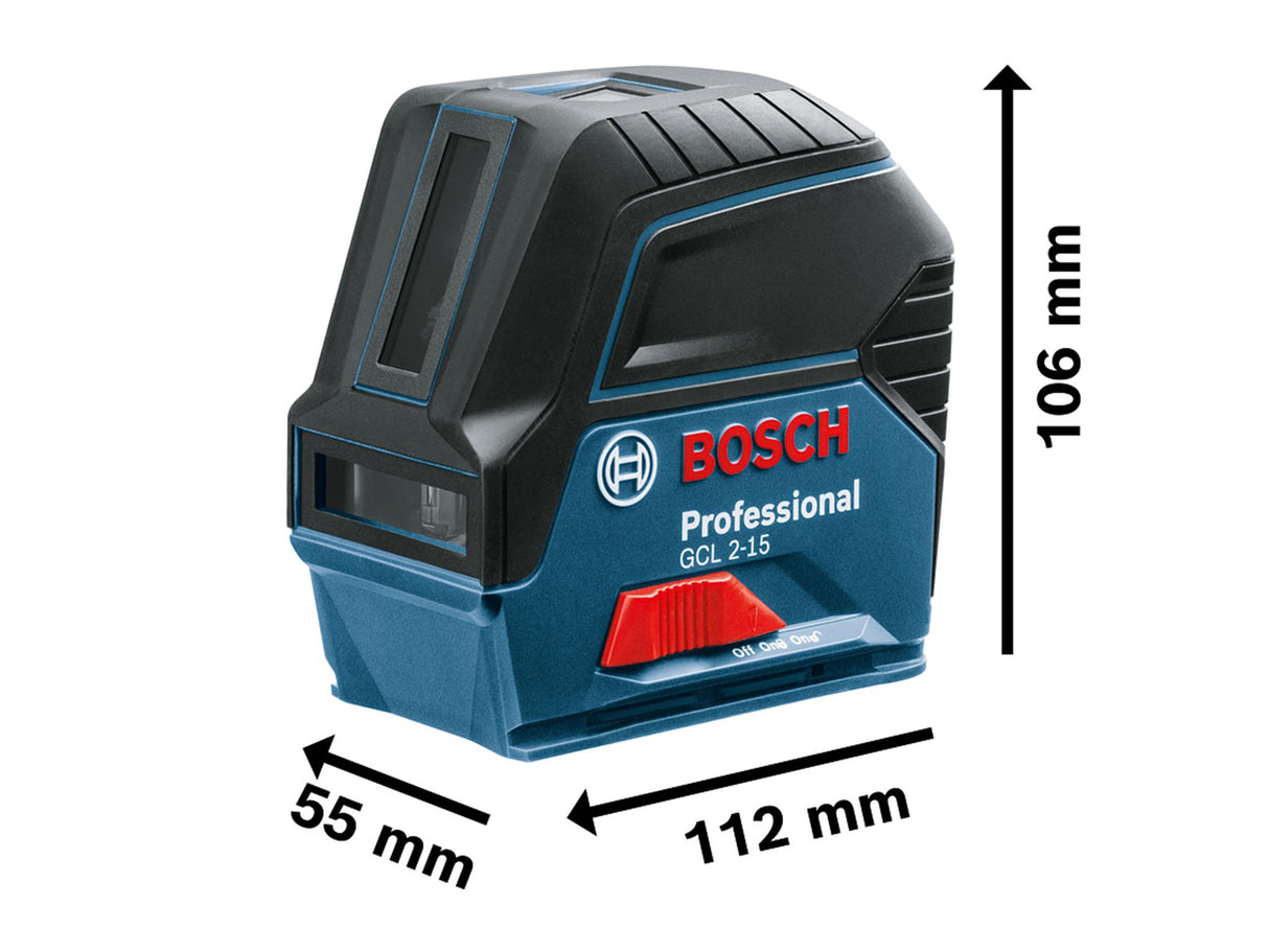 Bosch GCL 2-15 Professional Combi Laser + Rotating Mount