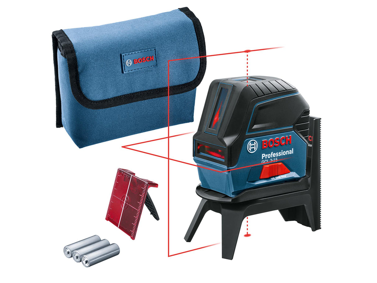 Bosch GCL 2-15 Professional Combi Laser + Rotating Mount