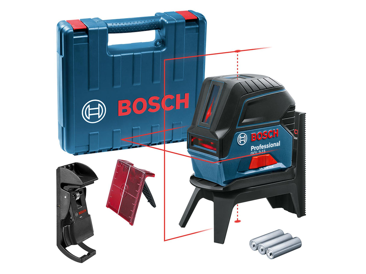 Bosch GCL 2-15 Professional Combi Laser + Rotating Mount & Clamp
