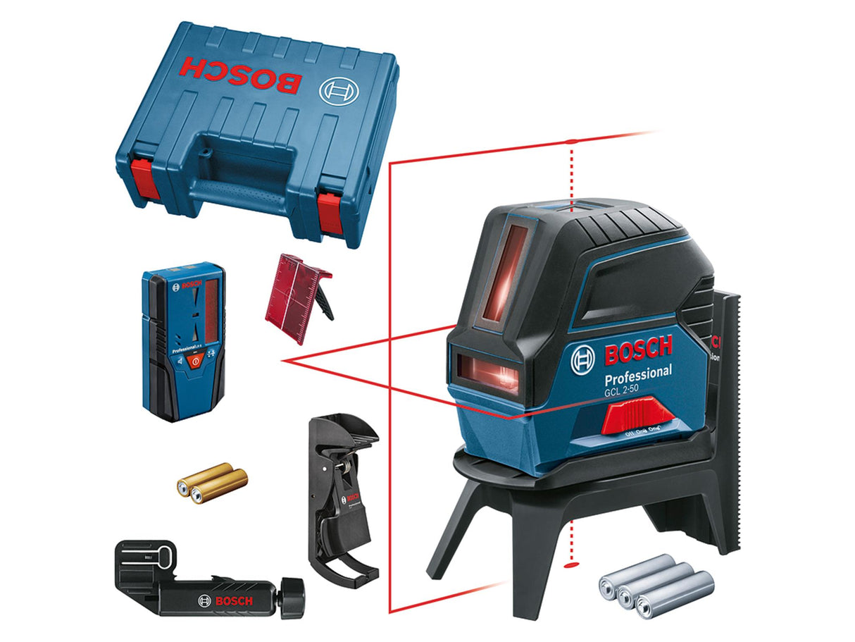 Bosch GCL 2-50 Professional Combi Laser + LR 6 Receiver