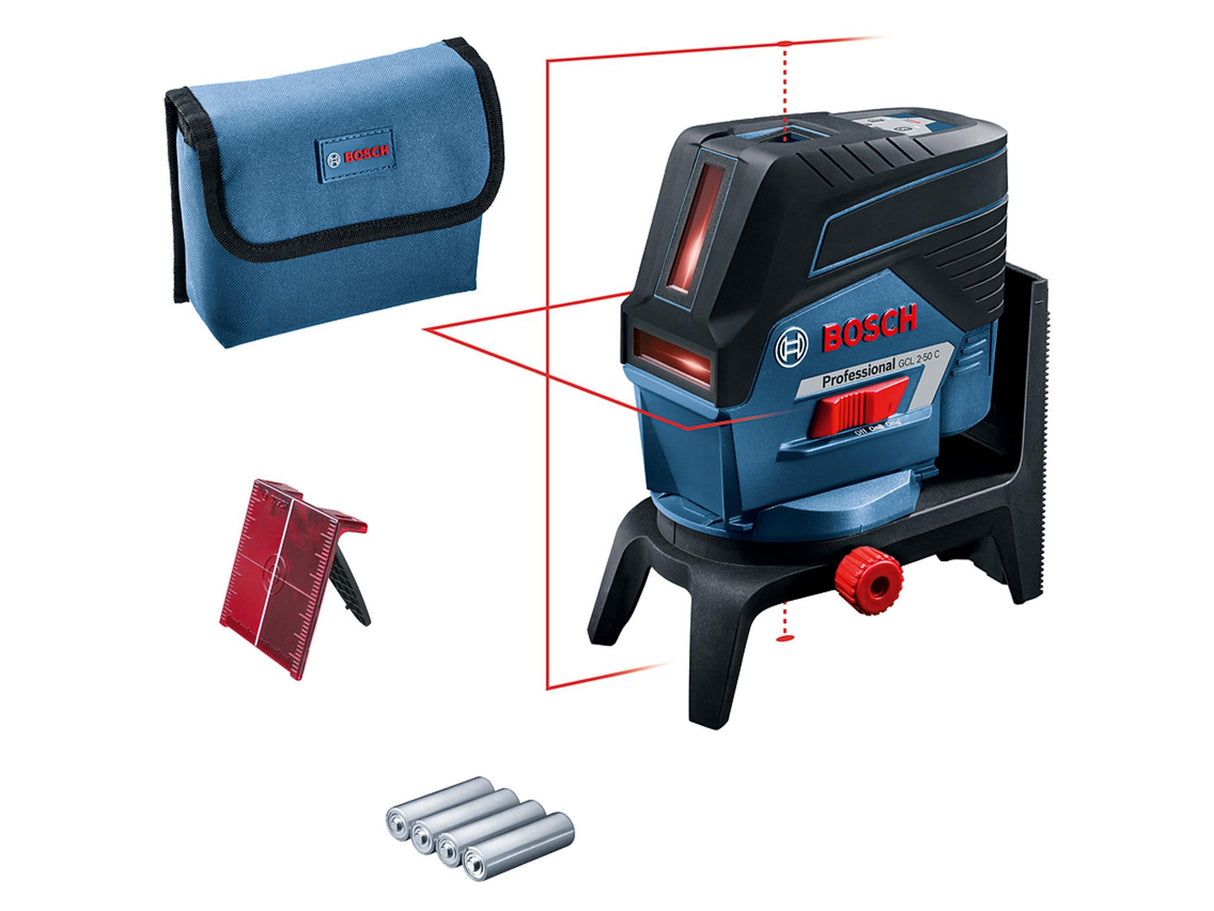 Bosch GCL 2-50 C Professional Combi Laser + Mount