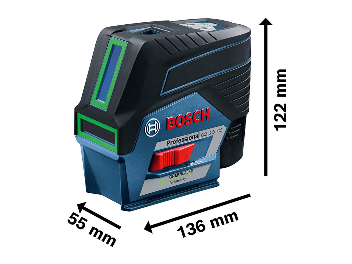 Bosch GCL 2-50 CG Professional Combi Laser + Mount