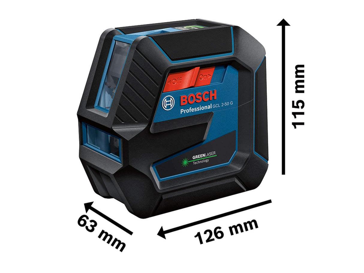 Bosch GCL 2-50 G Professional Combi Laser + Mount