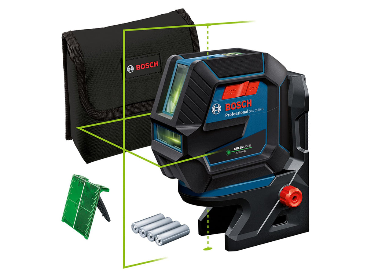 Bosch GCL 2-50 G Professional Combi Laser + Mount
