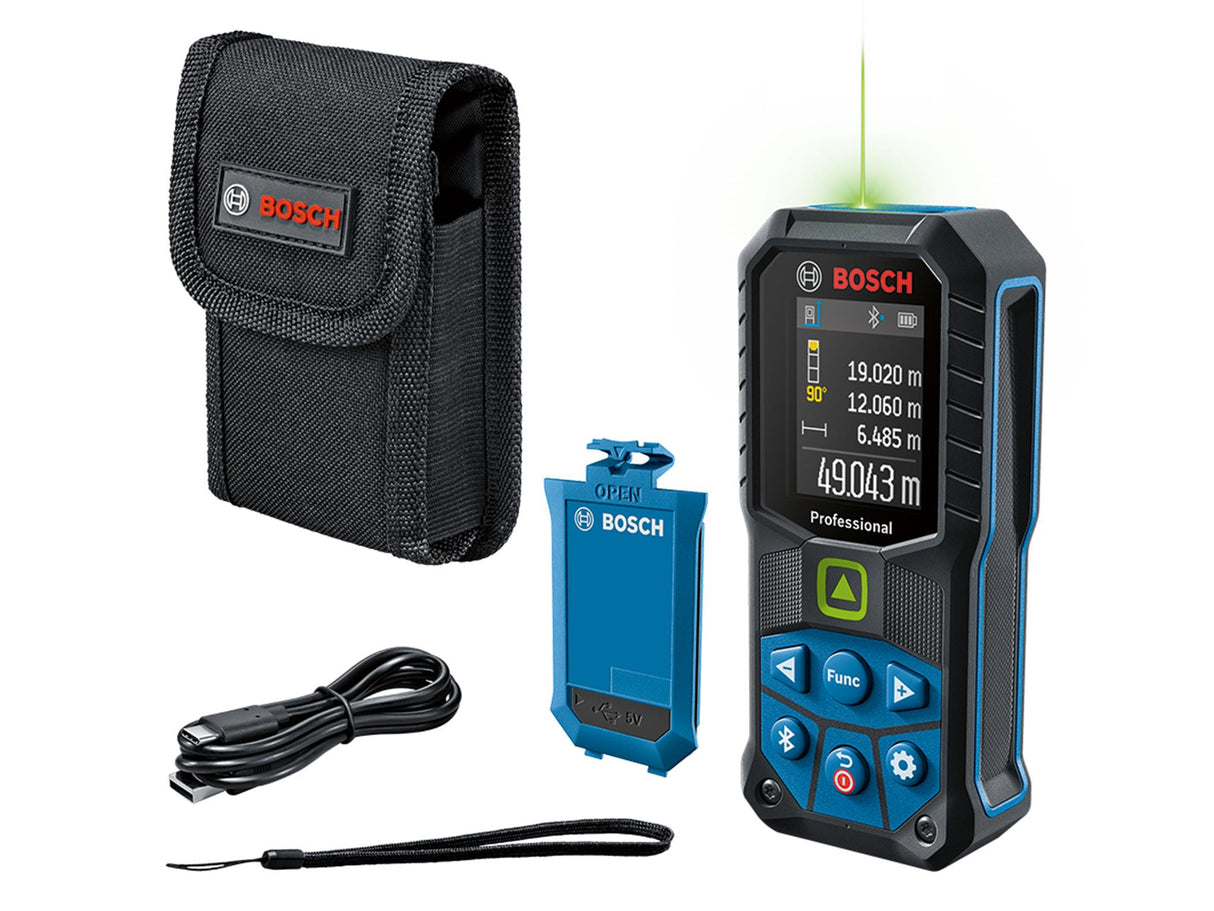 Bosch GLM 50-27 CG Professional Laser Measure & Adaptor
