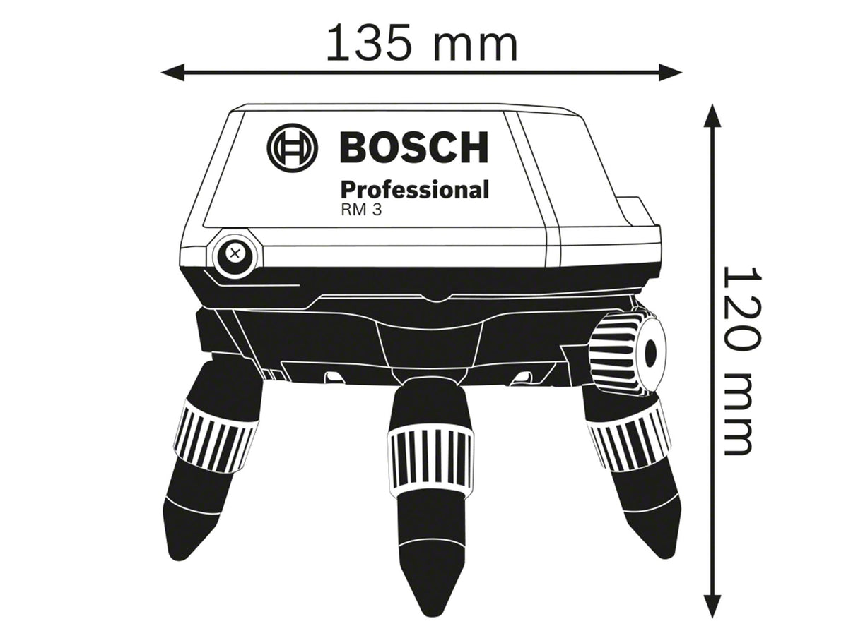 Bosch RM3 Professional Motorised Rotating Mount