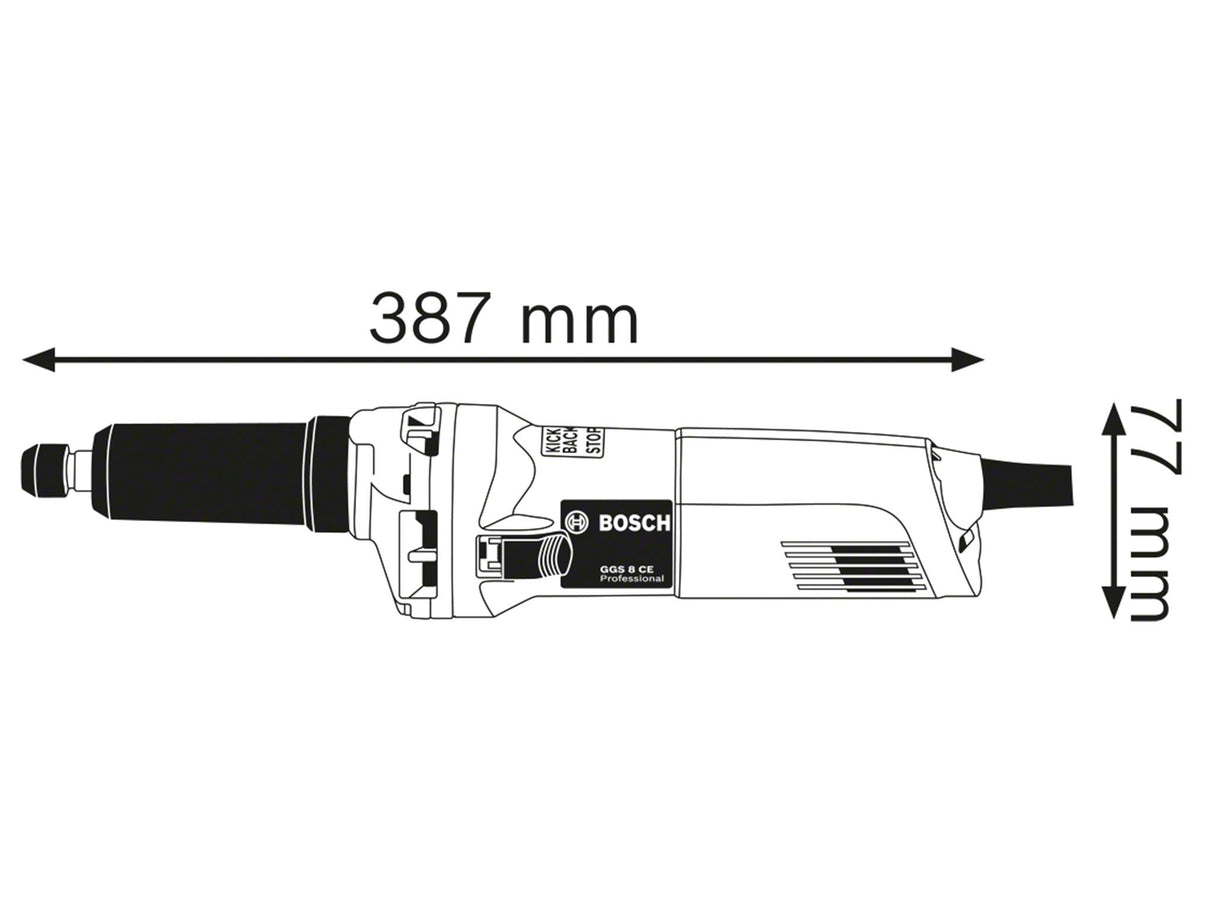 Bosch GGS 8 CE Professional Straight Grinder