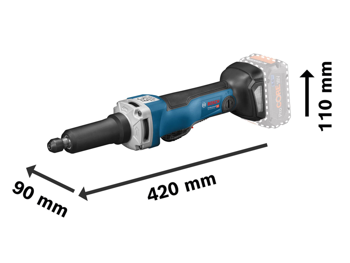 Bosch GGS 18V-23 PLC Professional Straight Grinder 18V Bare Unit