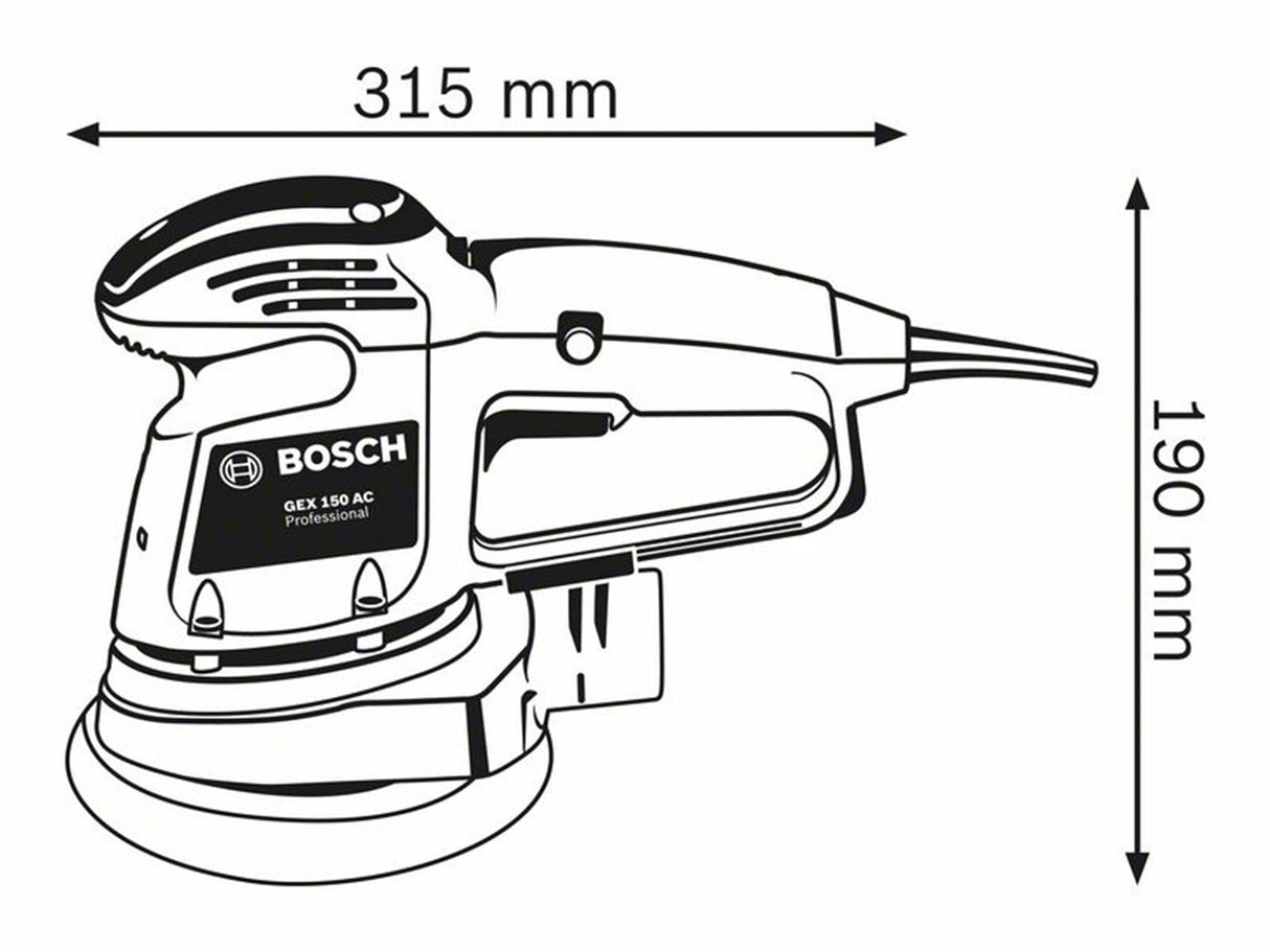 Bosch GEX 34-150 Professional Random Orbital Sander