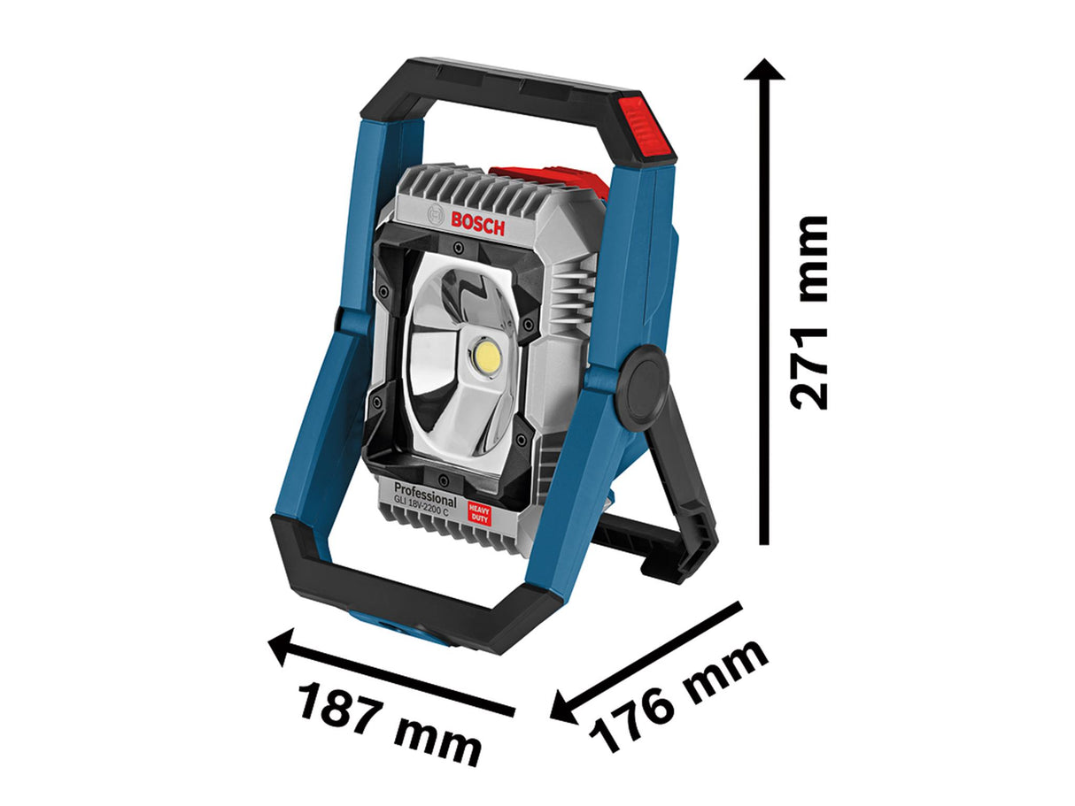 Bosch GLI 18V-2200 C Cordless Jobsite Light 18V Bare Unit