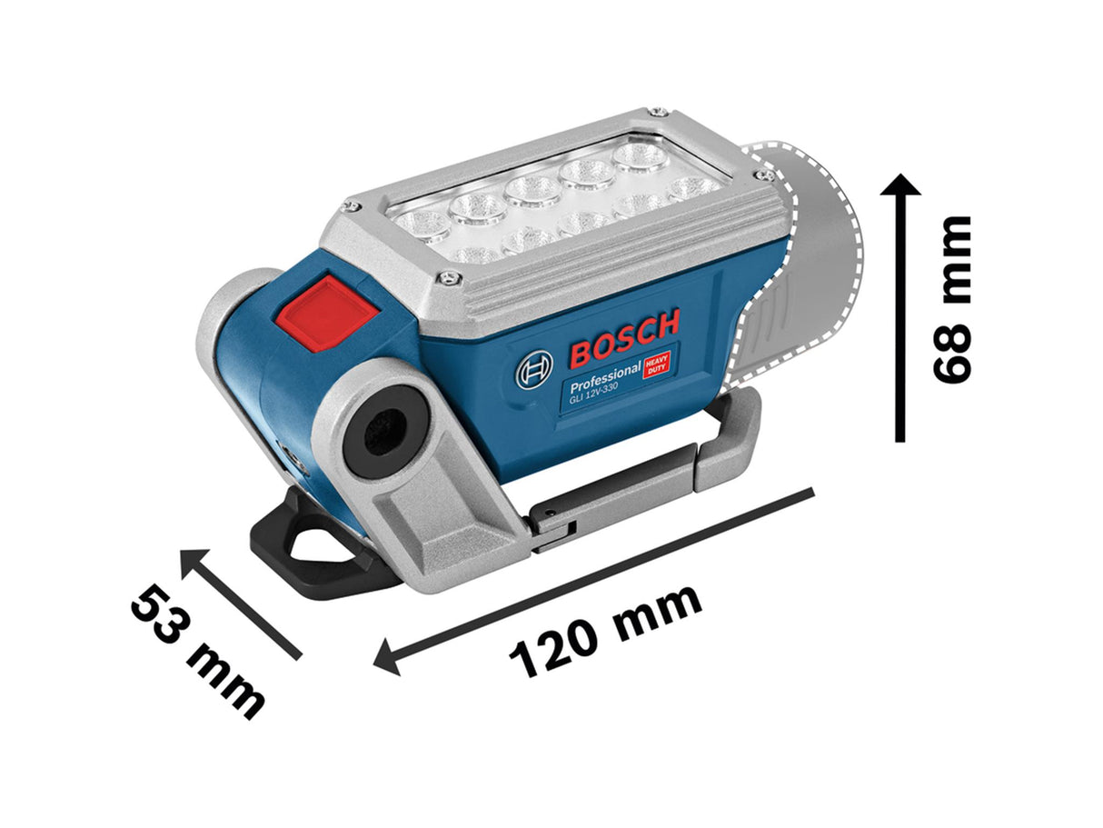 Bosch GLI 12V-330 Professional Cordless Light 12V Bare Unit