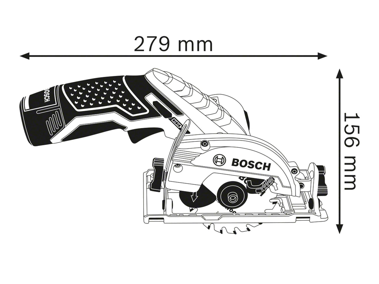 Bosch GKS 12V-26 Professional Circular Saw 12V Bare Unit