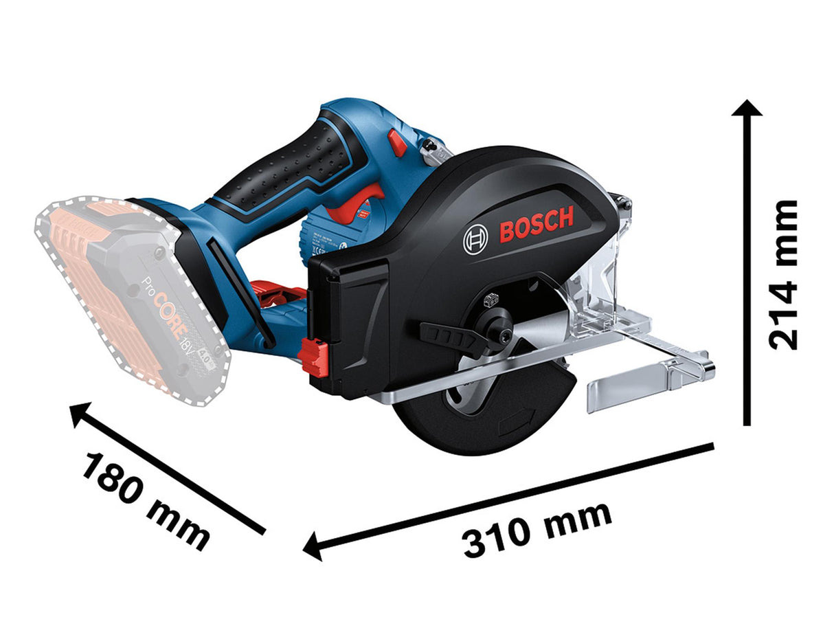 Bosch GKM 18V-50 Professional Metal Circular Saw 18V Bare Unit