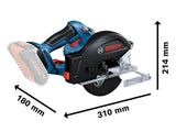 Bosch GKM 18V-50 Professional Metal Circular Saw 18V Bare Unit