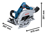 Bosch GKS 18V-70 L Professional BITURBO Circular Saw 18V Bare Unit