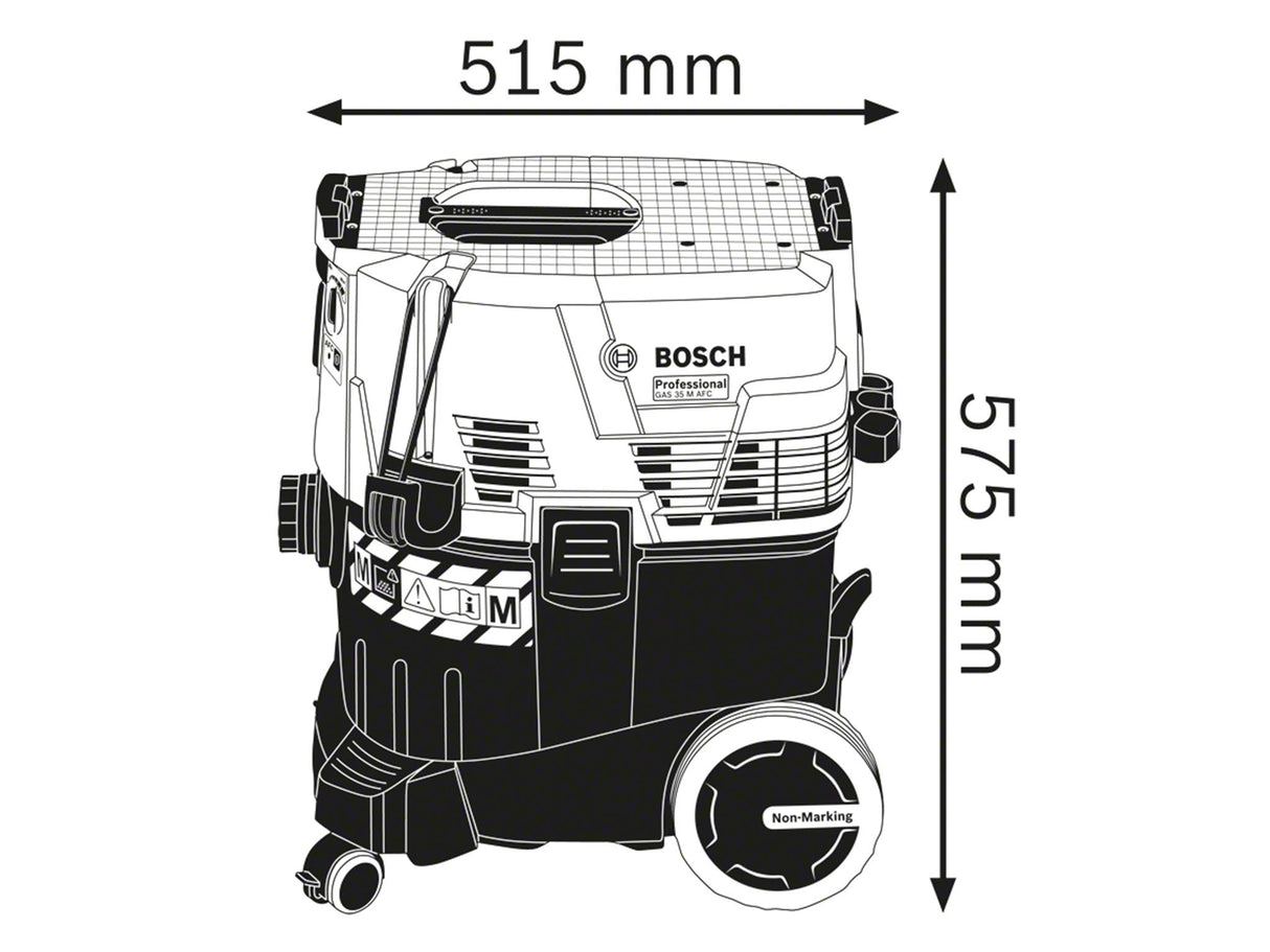 Bosch GAS 35 M AFC Professional M-Class Wet & Dry Vacuum