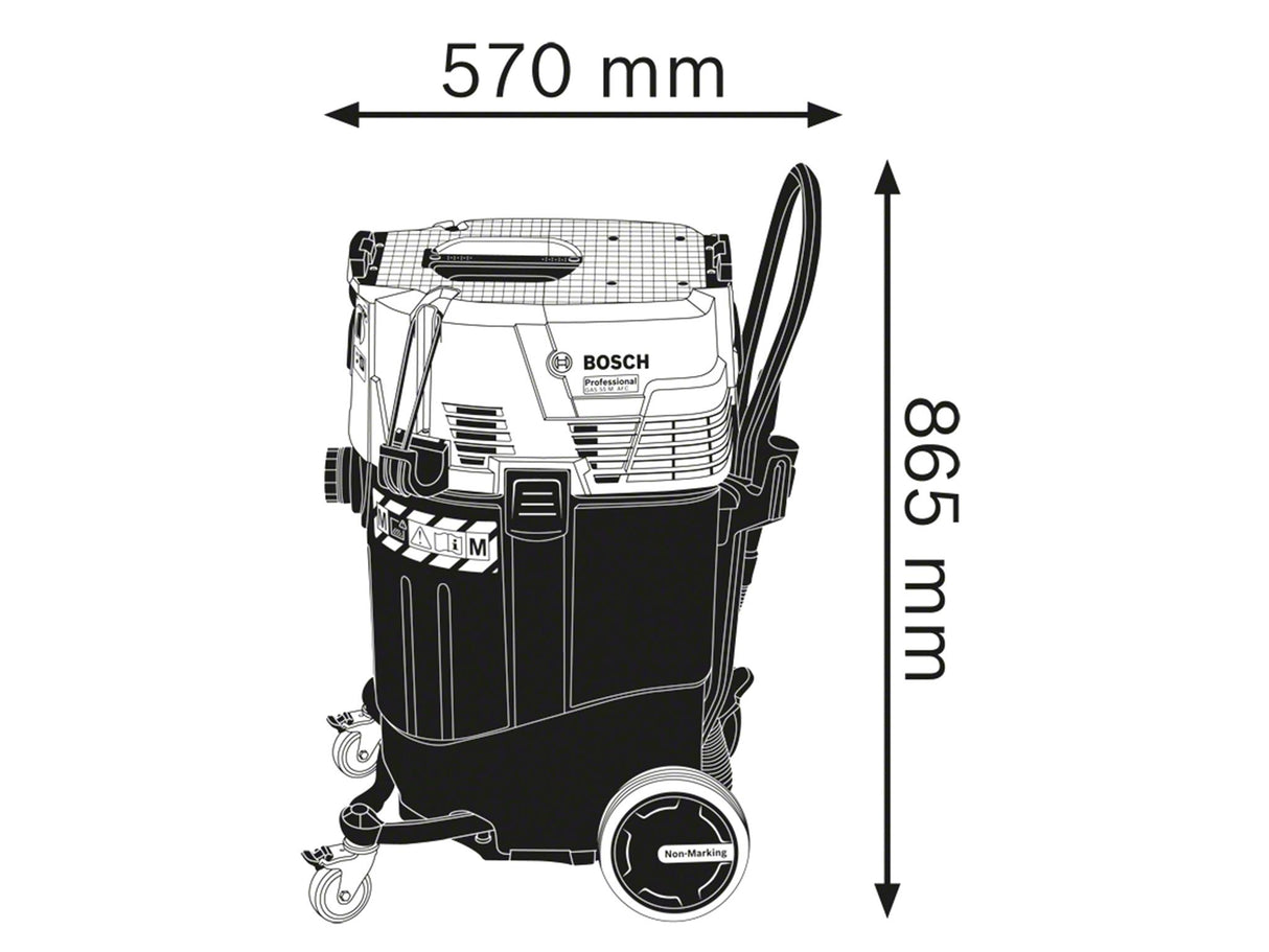 Bosch GAS 55 M AFC Professional M-Class Wet & Dry Vacuum 1200W 240V
