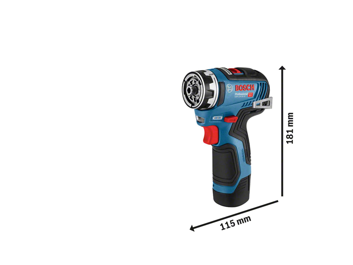 Bosch GSR 12V-35 FC Pro FlexiClick Drill Driver